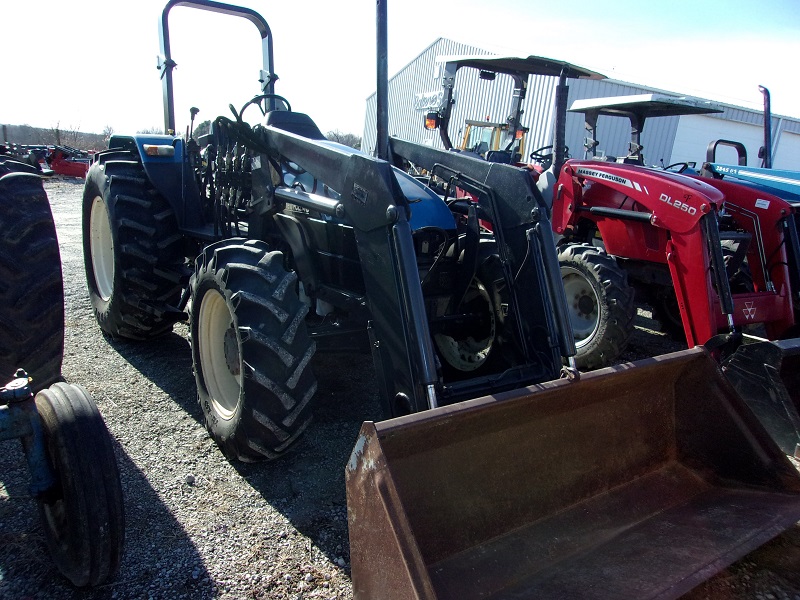 Used New Holland 5635 tractor at Baker & Sons Equipment in Ohio