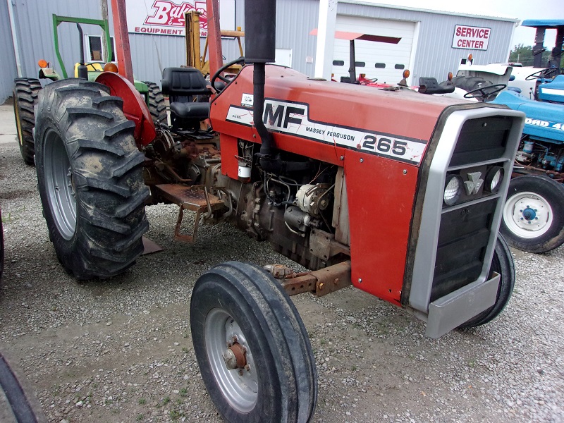 used Massey Ferguson 265 tractor for sale at Baker & Sons Equipment in Lewisville, Ohio.