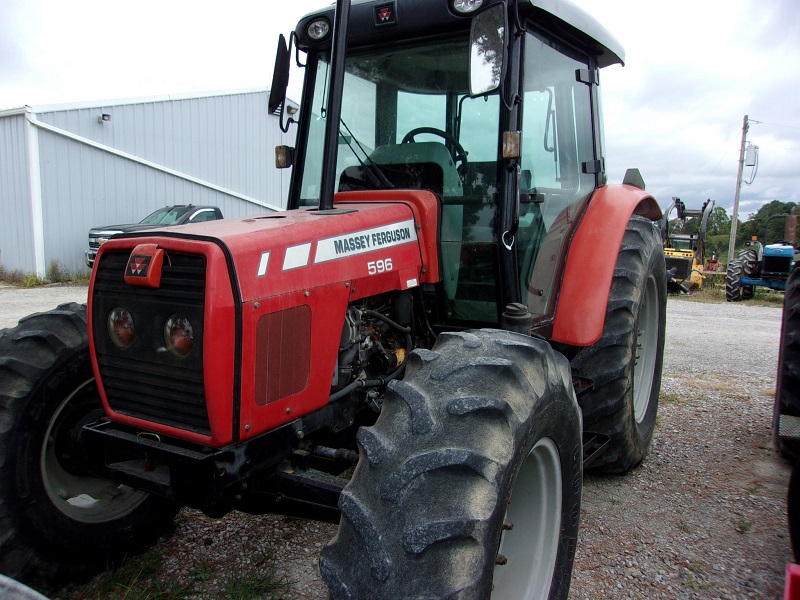 2008 Massey Ferguson 596 tractor for sale at Baker & Sons Equipment in Lewisville, Ohio.