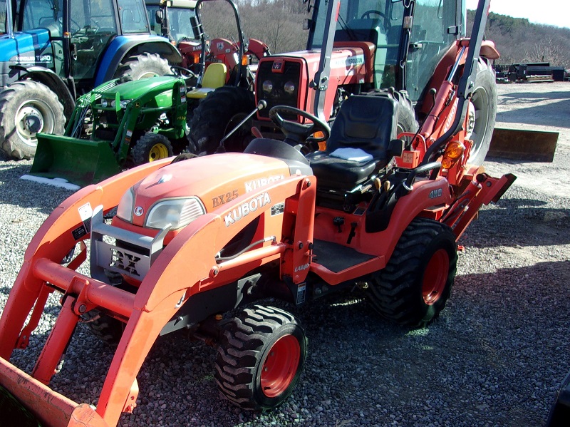 used kubota bx25tlb tractor available at baker and sons equipment in ohio