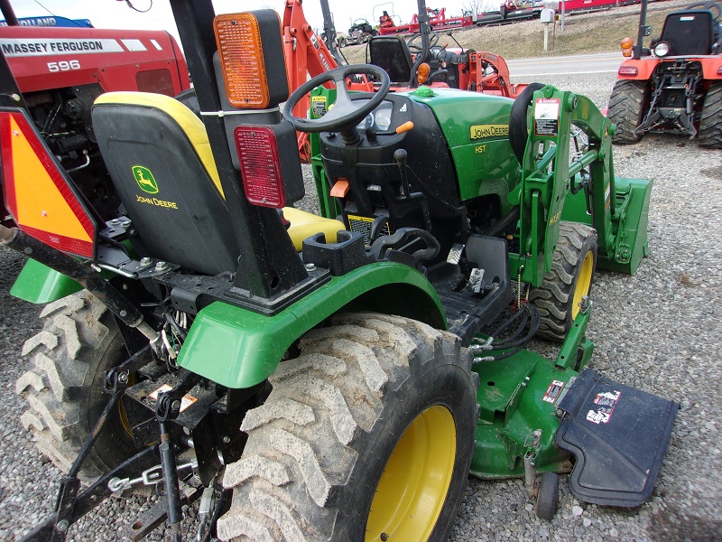 used John Deere 2025R tractor for sale at Baker & Sons Equipment in Lewisville, Ohio.