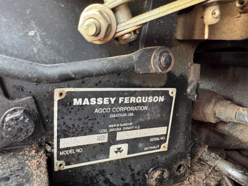 2006 Massey Ferguson 563 tractor for sale at baker & sons equipment in ohio