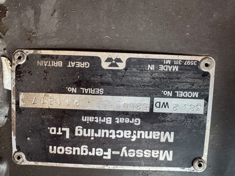 1989 Massey Ferguson 383-2 tractor at Baker & Sons Equipment in Ohio