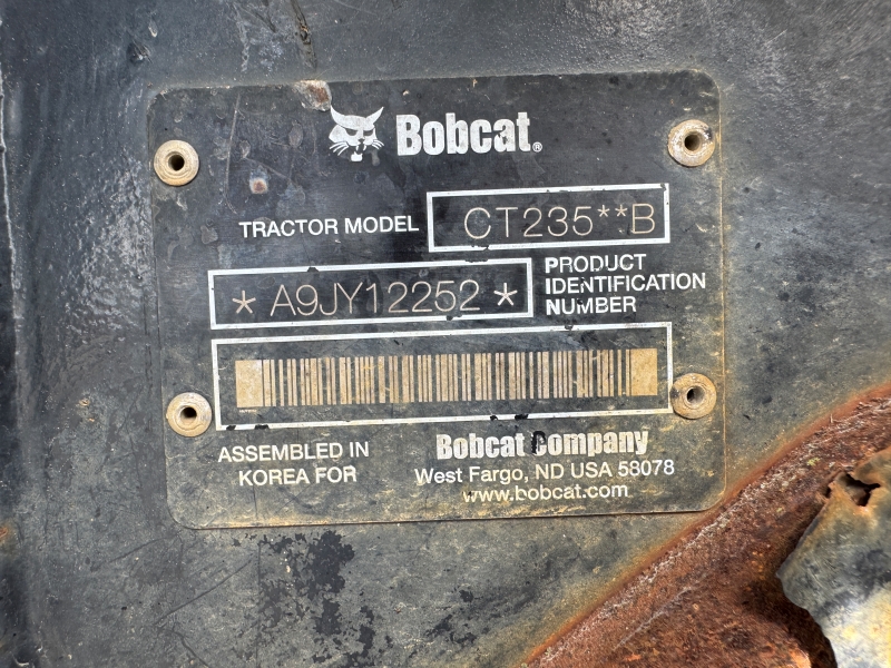 2009 Bobcat CT235 tractor at Baker & Sons Equipment in Ohio