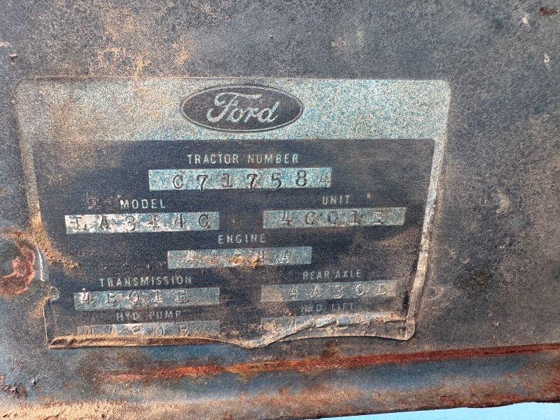 1984 Ford 5610-2 tractor at Baker & Sons Equipment in Ohio