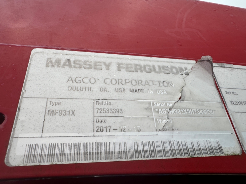 2018 Massey Ferguson 4709L-4C tractor at Baker & Sons Equipment in Ohio