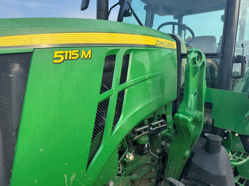 2014 John Deere 5115M tractor for sale at Baker and Sons Equipment in Lewisville, Ohio.