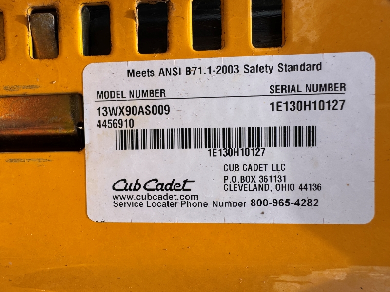 Used Cub Cadet LTX1040 tractor for sale at baker and sons equipment in ohio