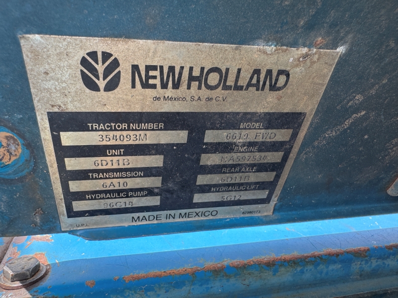 1996 New Holland 6610S tractor for sale at Baker and Sons Equipment in Ohio.