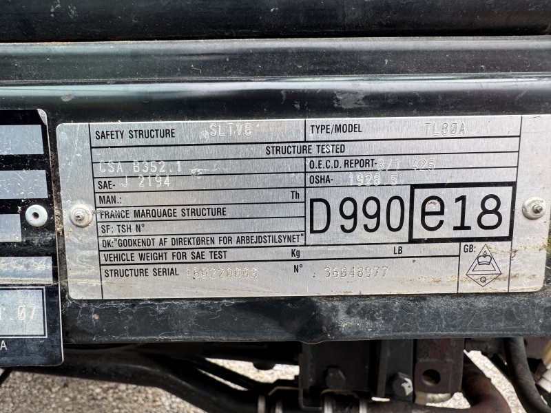 2005 New Holland TL80A tractor for sale at Baker and Sons Equipment in Ohio