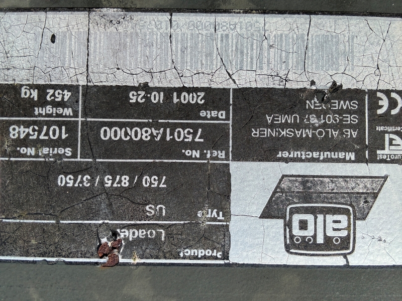 1990 Ford 7710 tractor at Baker & Sons Equipment in Ohio