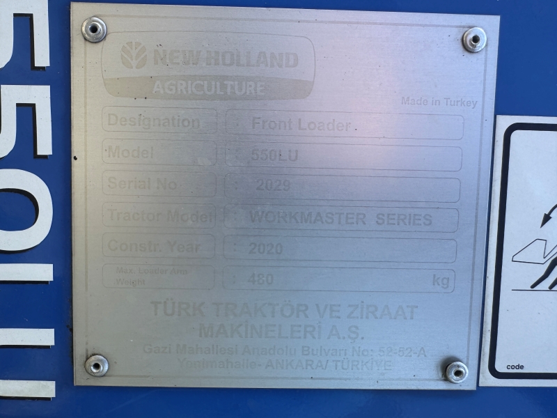 2020 New Holland WorkMaster 65 tractor at Baker & Sons Equipment in Ohio