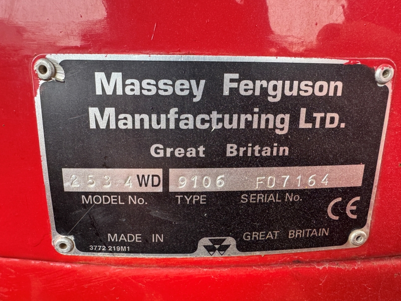 1997 Massey Ferguson 253 tractor for sale at Baker & Sons Equipment in ohio