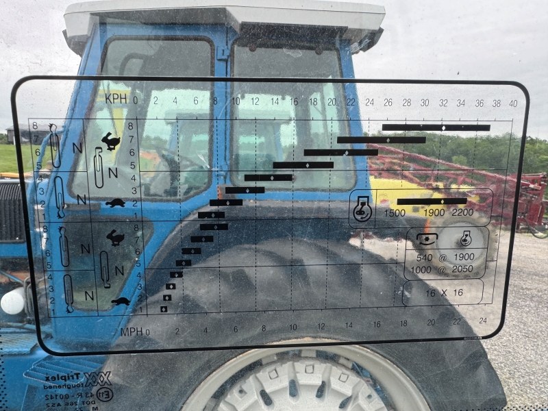 1998 New Holland TS100 tractor at Baker & Sons Equipment in Ohio