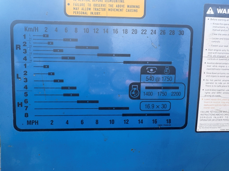 1995 Ford 5030 tractor at Baker & Sons Equipment in Ohio