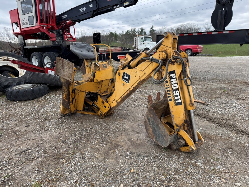 Used John Deere Pro911 backhoe for sale at Baker & Sons Equipment in Lewisville, Ohio