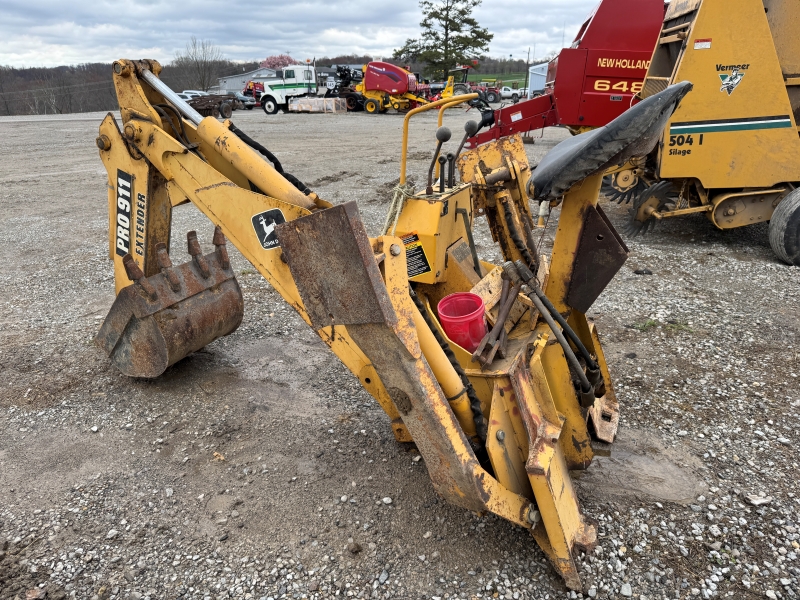 Used John Deere Pro 911 backhoe for sale at Baker & Sons Equipment in Ohio