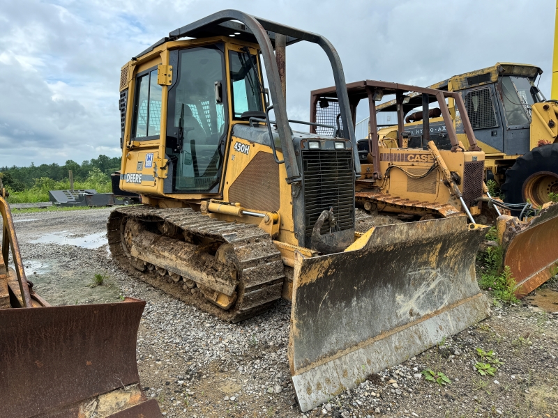 Used John Deere 450H LT dozer for sale at Baker & Sons Equipment in Ohio