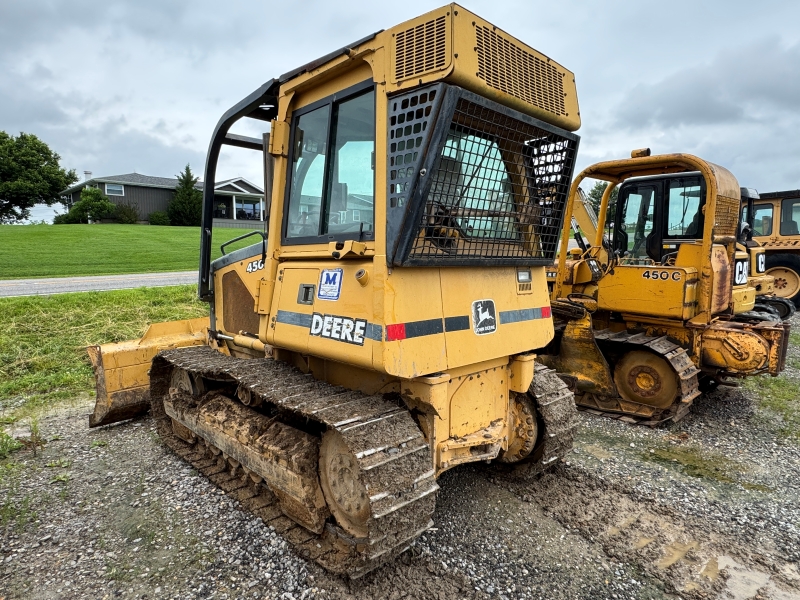 Used John Deere 450H LT dozer for sale at Baker & Sons Equipment in Ohio