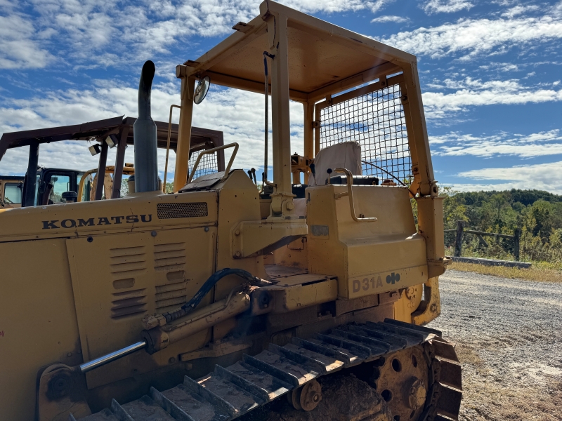 Used Komatsu D31A-16 dozer for sale at Baker and Sons Equipment in Ohio