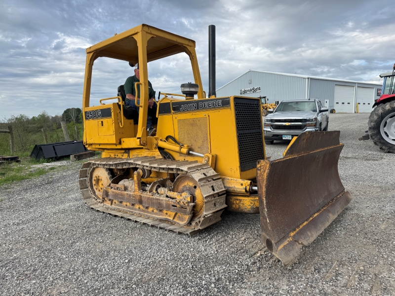 1988 John Deere 450G dozer for sale at Baker & Sons Equipment in Ohio