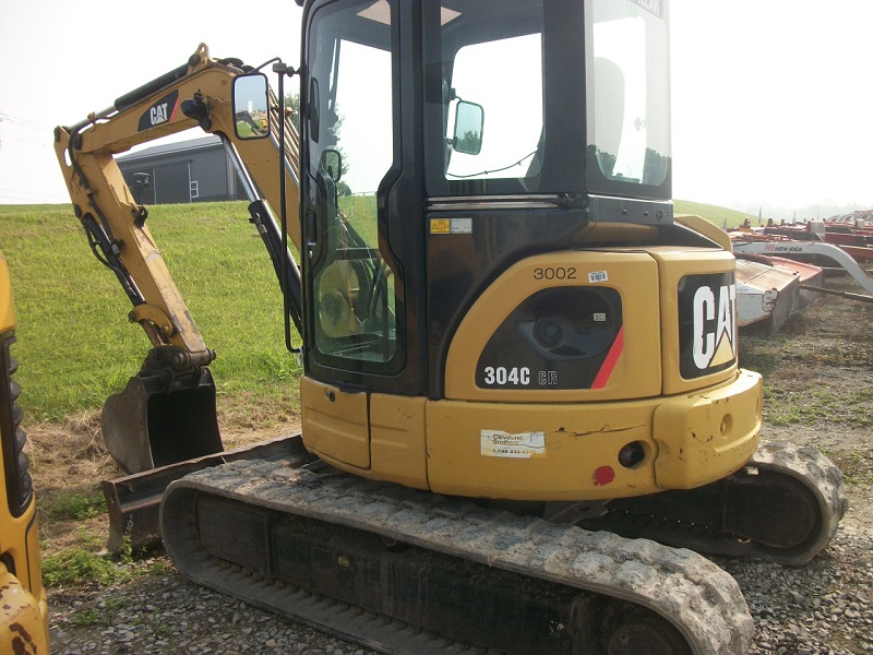 2009 Cat 304C CR excavator for sale at Baker & Sons Equipment in Lewisville, Ohio.