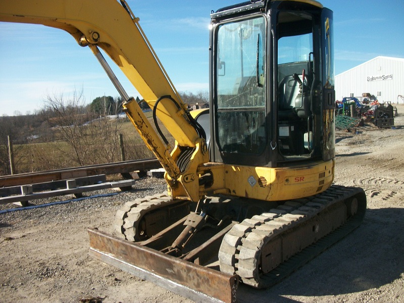2005 New Holland EH50.B midi excavator for sale at Baker & Sons Equipment in Lewisville, Ohio.