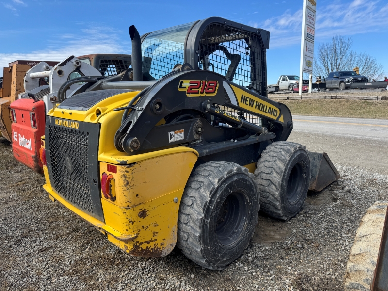2017 New Holland L218 skidsteer for sale at Baker & Sons Equipment in Ohio