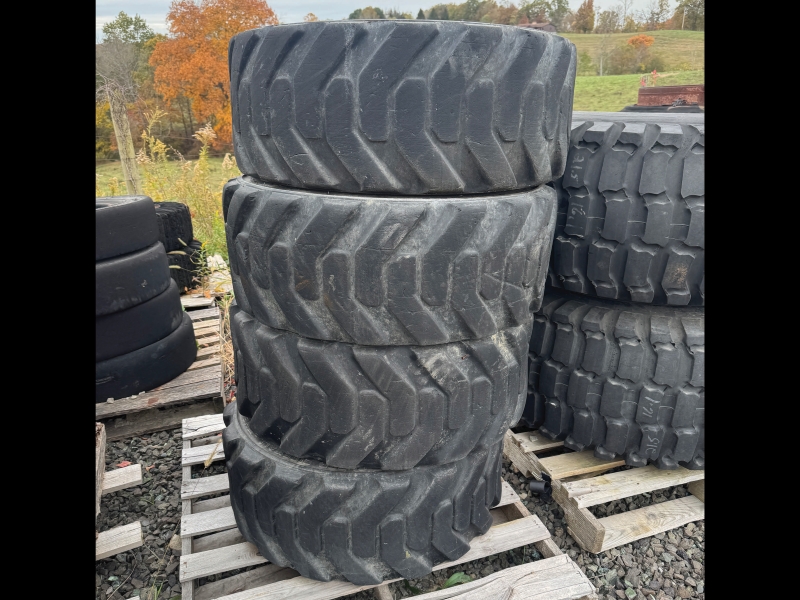Used Galaxy 14X17.5 skidsteer tires for sale at Baker & Sons Equipment in Ohio