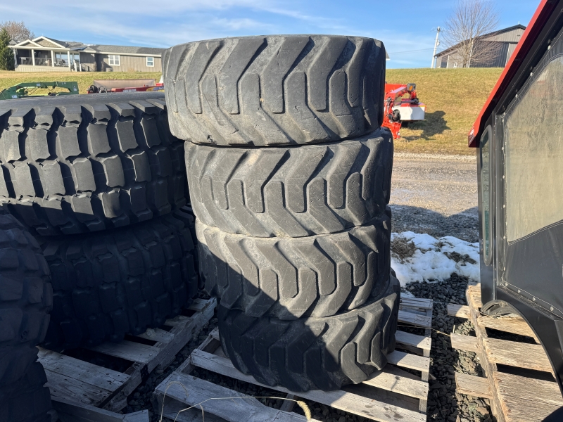 Used Galaxy 14X17.5 skidsteer tires for sale at Baker & Sons Equipment in Ohio