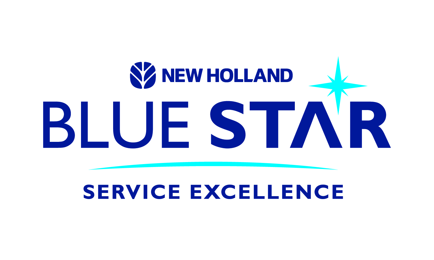 New Holland Blue Star Service Excellence logo