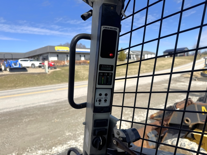2017 New Holland L218 skidsteer in stock at Baker & Sons Equipment in Ohio