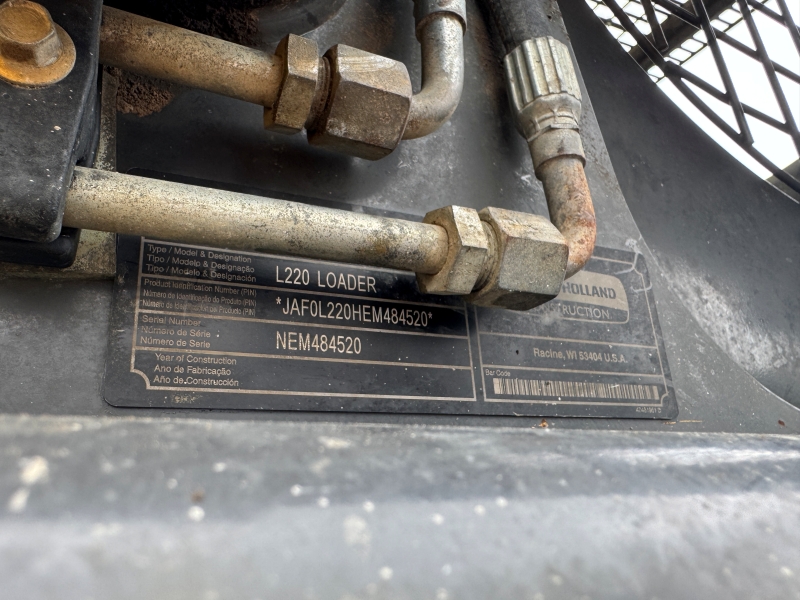 2014 New Holland L220 skidsteer in stock at Baker & Sons Equipment in Ohio