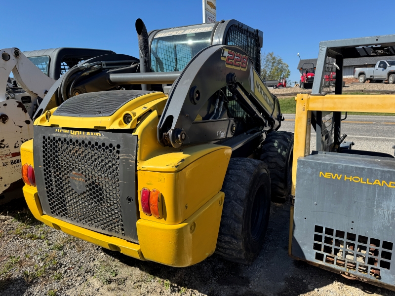 2015 New Holland L228 skidsteer in stock at Baker & Sons Equipment in Ohio