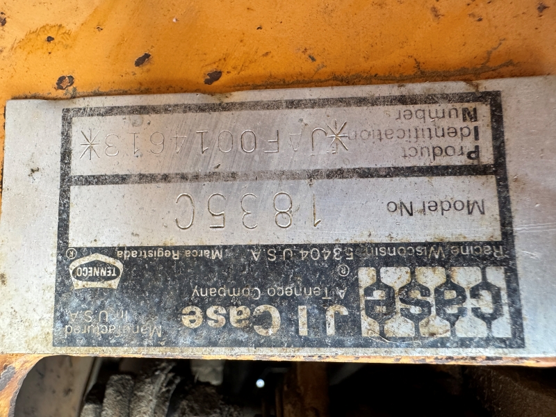 1988 Case 1835C skidsteer in stock at Baker & Sons Equipment in Ohio