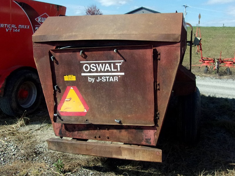 used Oswalt 250 TMR mixer for sale at Baker & Sons Equipment in Ohio