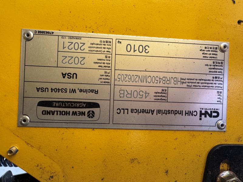 2021 New Holland RB450 round baler at Baker and Sons Equipment in Ohio