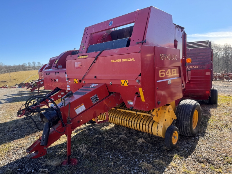 2002 New Holland 648 round baler at Baker & Sons Equipment in Ohio