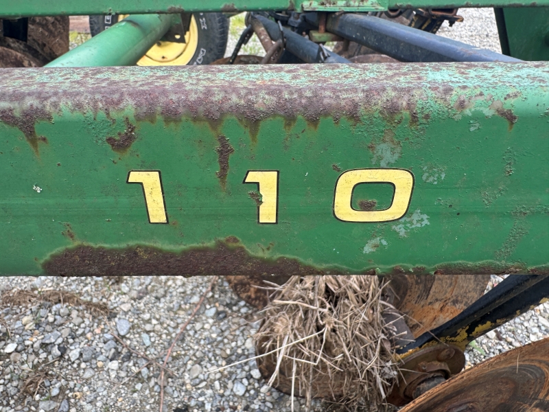 Used John Deere 110 disc for sale at Baker & Sons Equipment in Ohio