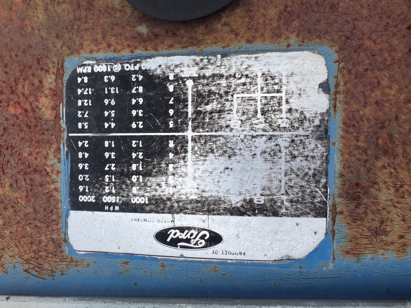 1968 Ford 3000 tractor for sale at Baker & Sons Equipment in Ohio.
