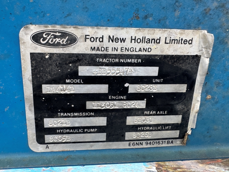 1988 Ford 5610 tractor at Baker & Sons Equipment in Ohio