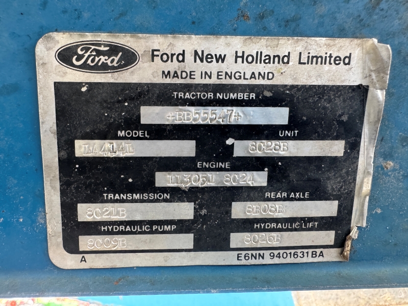 1988 Ford 5610 tractor at Baker & Sons Equipment in Ohio