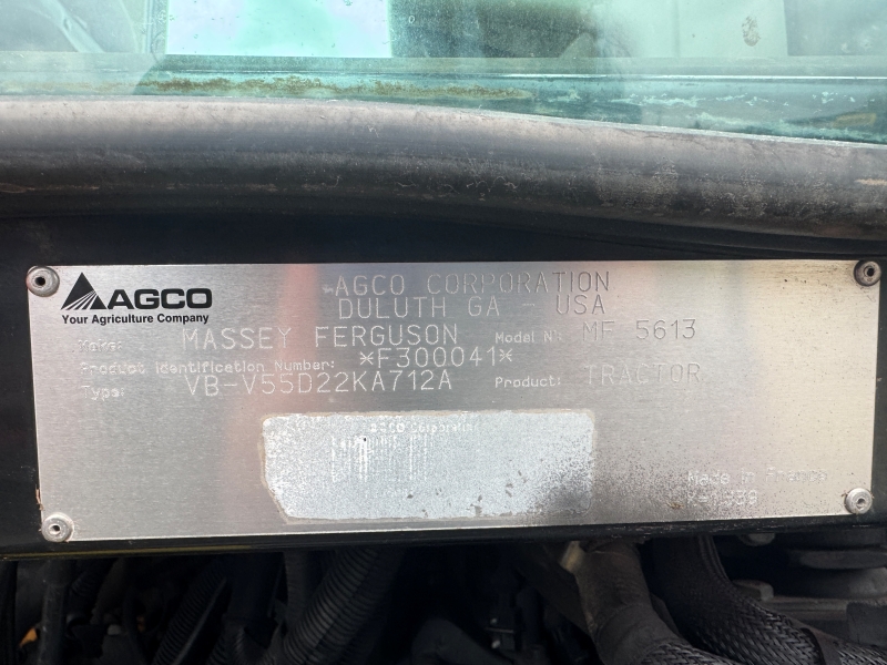 2016 Massey Ferguson 5613 tractor at Baker & Sons Equipment in Ohio