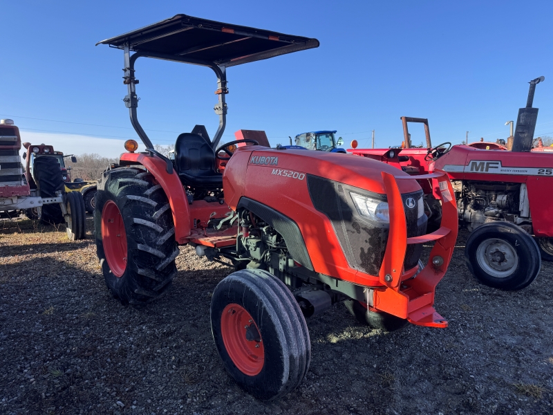 2018 Kubota MX5200 tractor for sale at Baker and Sons Equipment in Ohio.