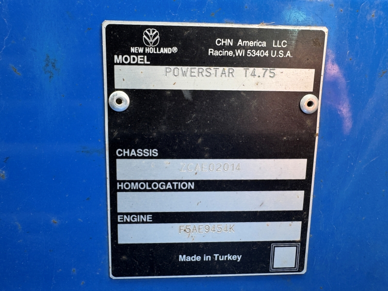 2012 New Holland T4.75 tractor for sale at Baker and Sons Equipment in Ohio.