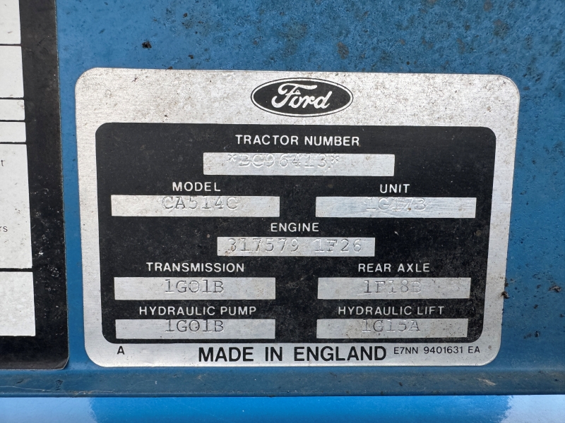 1990 Ford 3930 tractor at Baker & Sons Equipment in Ohio