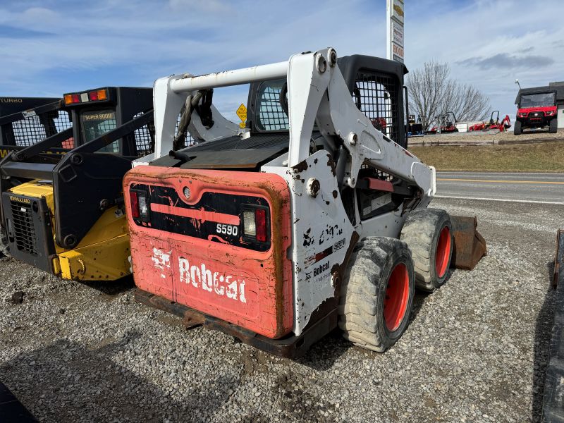 Used Bobcat S590 skidsteer for sale at Baker and Sons Equipment in Lewisville, Ohio