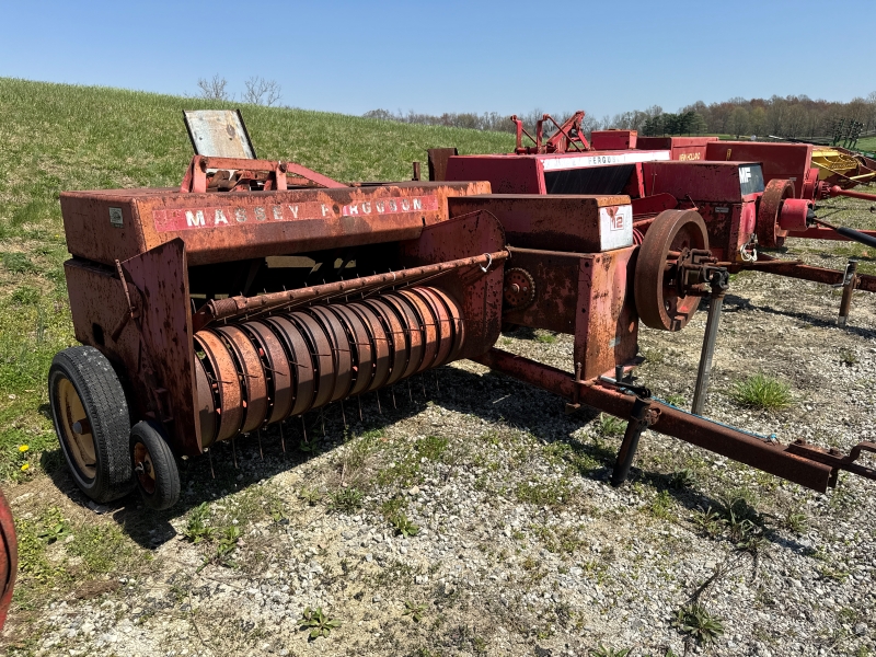 Used Massey Ferguson 12 square baler for sale at baker & sons in ohio
