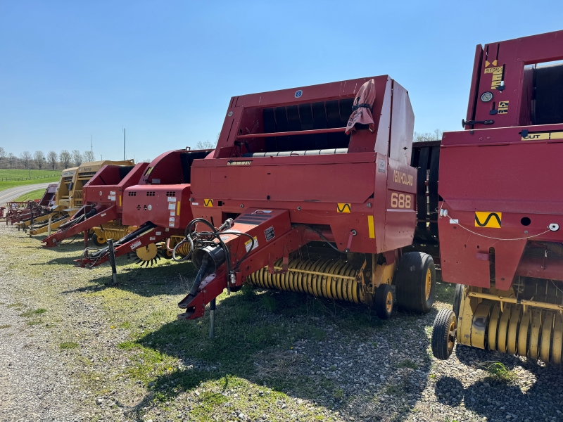 2000 New Holland 688 round baler at Baker & Sons Equipment in Ohio
