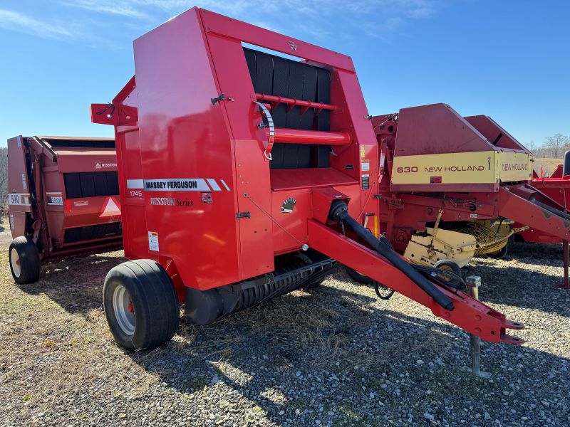 2009 Massey Ferguson 1745 round baler at Baker and Sons Equipment in Ohio
